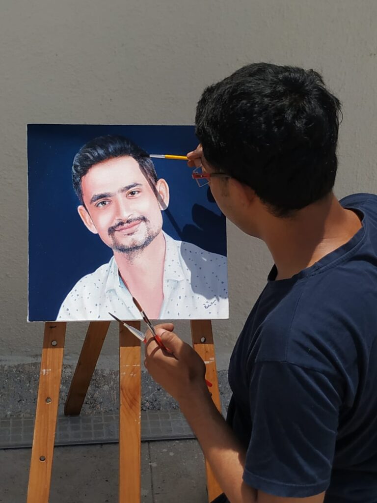 Portrait Painting artist
